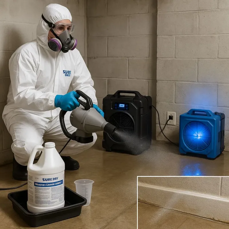Sanitization and Odor Removal process in Highland Park, PA